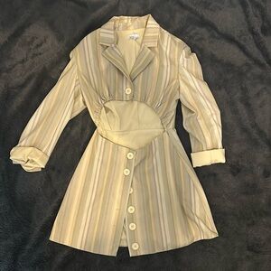 Danielle Bernstien Jacket Dress with Cut Out